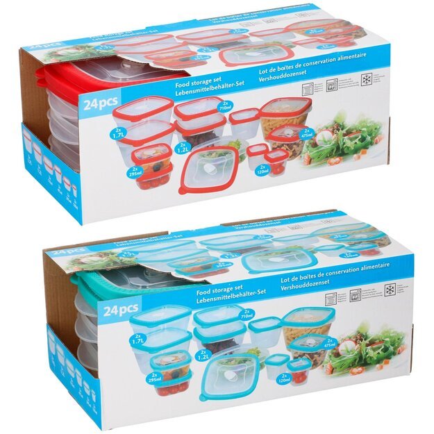 Maisto laikymo dėžučių rinkinys, 12 vnt. 871125206192