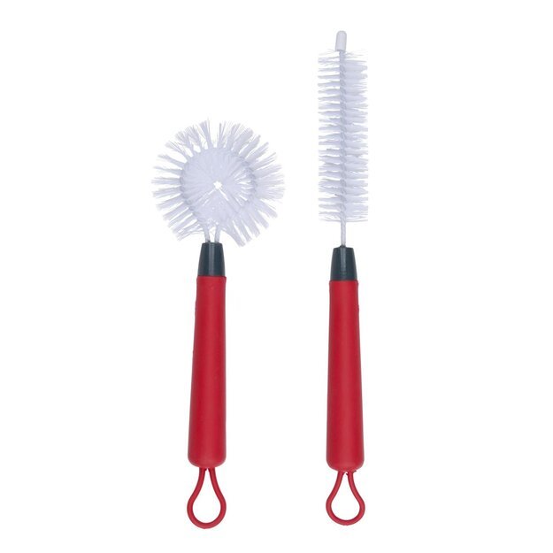 Dirt Devil butelių valymo šepetėlių rinkinys, raudonas 871125230534