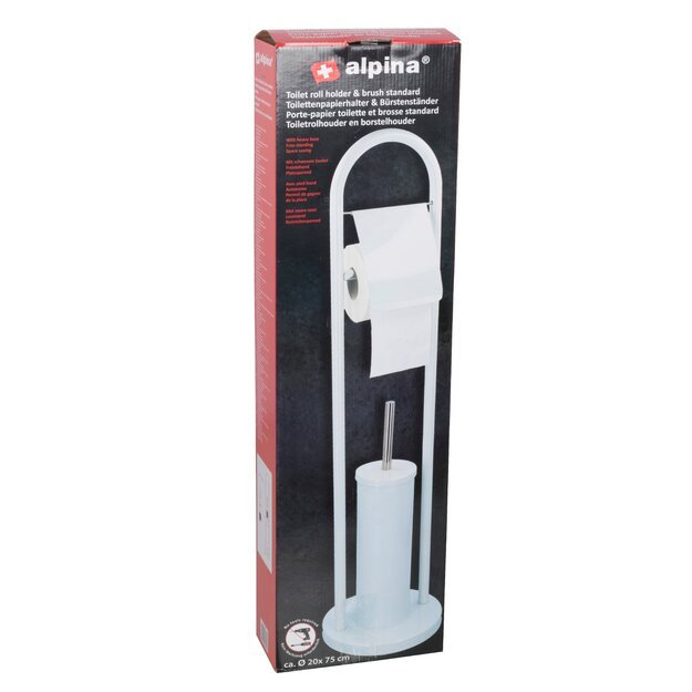 ALPINA tualeto šepetys su stovu, Ø20 × 75 cm, 871125203274 1